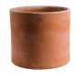 Preview: Moderner Terracotta Pflanztopf - Vaso Enrico Senza Bordo